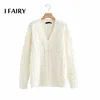 Latest women winter chunky cable knit beaded pullover sweater manufacturers