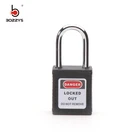 BOSHI China Cheap Price 38mm Steel Shackle Colored Padlocks Locks