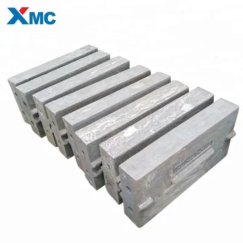 high chrome stone impact crusher parts hammer white cast iron blow bar for Metso crusher GP11F/GP11M