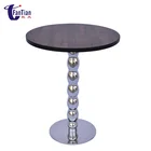 External/internal good quality Brushed Stainless Steel Metal Table legs