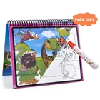 Drawing watercolor board toys children coloring activity book with water color
