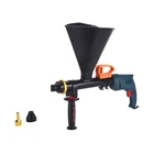 Large capacity hopper Rotary handle cement mortar caulking gun