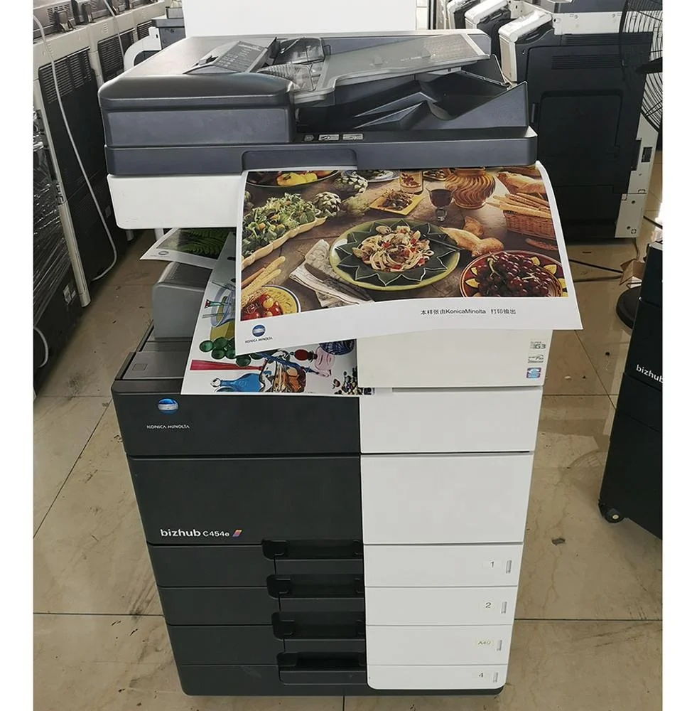 used konica minolta bizhub c454e c554e photocopiers