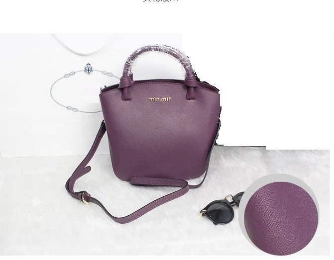 2015 New First Class Cow Leather Cross Pattern OL Casual Bag Women's Handbag Messenger Bag Satchel Bag Bucket Bag LY006