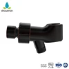 Adjustable Shower Arm Bracket Handheld Shower Wall Mount Bracket with Hose Outlet for Showerhead