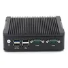 j1900 fanless pc intel embedded computer 2 ethernet mini pc micro industrial computer with 2*com port barebone system