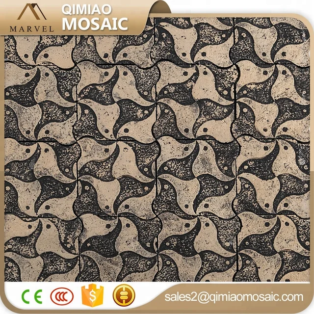 sample frame birds pattern golden resin mosaic tiles oriental