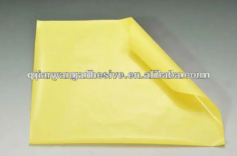 yellow kraft silicone paper