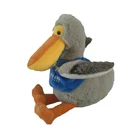 custom logo wild animal stuffed pelican plush toy, pelican soft toys