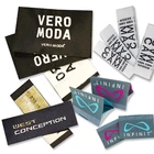 Custom Clothing Private Brand Name Logo Cloth Damask Main Woven Garment Labels For Jacket Coat And Suit Clothes