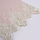 Good service stock a lot mesh border design hand made embroidery fabric tulle lace