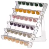 Modern Clear Acrylic 36 Nespresso Capsule Rack / Counter Top Coffee Pod Holder Display Stand