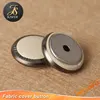 Promotional non-magnetic high strength suit metal button with metal rim
