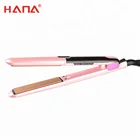 HANA OEM LED display function professional private label flat iron ceramic