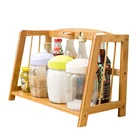 Storage Rack Bathroom Shelf Solid Wood Home
