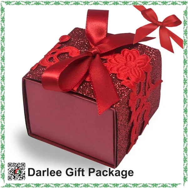 chocolate candy sweet gift box laser cut wedding favour boxes