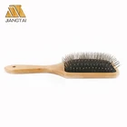 wooden handle oval head massage hair brush hair brushes wholesale