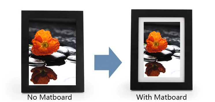 Black Frame Matboard