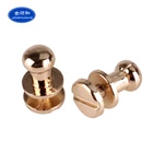 Petits rivets ronds en metal en laiton en laiton pour des chaussures ou le cuir