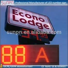 Montreal the Cheapest led sign 88.88 /888.8 White Color single side outdoor Ip65/gas price changer/board/screen