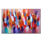 Handmade Cheap Colorful Oil Painting Modern Abstract