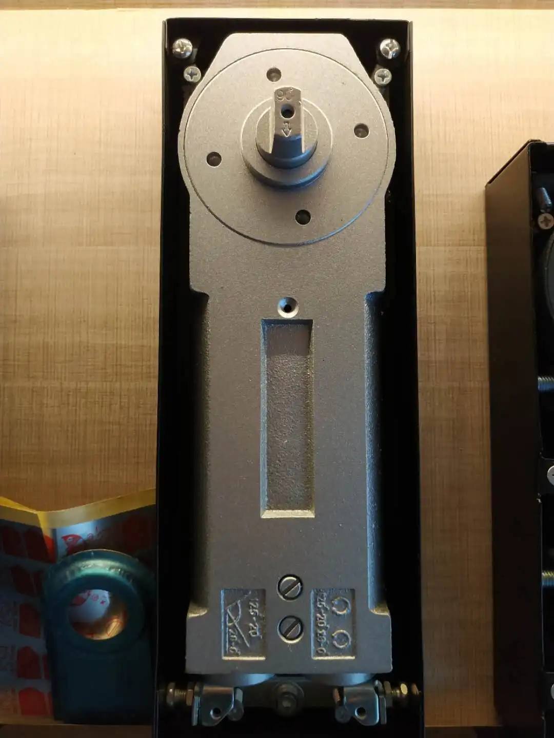 120kgs Heavy duty double cylinder glass door floor hinge