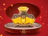 imperial crown shaped crystal perfume bottle for car use