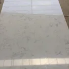 Stone Quartz Slabs Artificial Multi-lines Marble Looking White Quartz Stone Slab