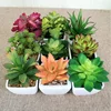 Trending wholesale small size artificial succulents plants for office decoration