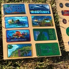 Hot sale creative souvenir fridge ceramic magnet, ceramic fridge magnet