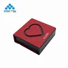 Red Heart-shaped Valentine's Day Jewelry Earring Small Gift Packaging Box Sliding Boxes Custom Logo