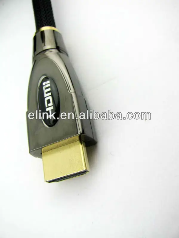 Nylon sleeve HDMI Cable For Wii PS3 HDTV HD Player 5ft 6ft 10ft 15ft 30ft 1m 2m 3m 5m 10m 15m 20m 30m with this cable - ANKUX.COM
