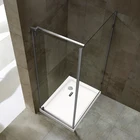 2020 Australia luxurious frameless shower screens door easy shower enclosure room Installation Corner shower cabin