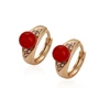 93283 korea style pearl decorate copper alloy graceful gold hoop earring designs