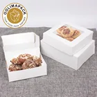 DISPOSABLE KRAFT PAPER CAKE BOX,bakery boxes,cute paper cake box