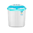 2.5kgs Electronic Twin Tube Tub Semi Auto Washing Dryer Combination Machine For Home