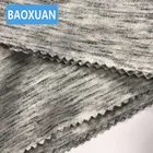 Make to order yarn dyed 60% cotton 40% polyester knitted rib fabric cotton 1x1 for garments