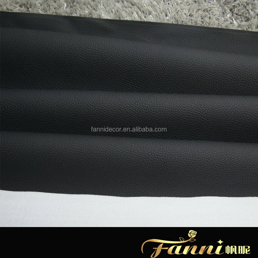 Embroidery PVC Artificial Leather For Car Seat Cover New Design Auto PVC Synthetic Leather