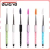 Guteng Best Quality Unique Designs Cosmetics Makeup Lipstick, Gloss Lip Brush With Crystal Pearl Decoration