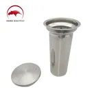 Durable stainless steel 304 cold brew coffee maker with metal lid