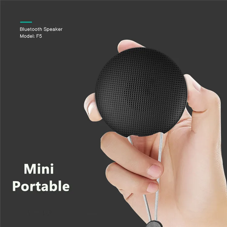 Fresh New released mini portable round shape IPX4 bluetooth speaker waterproof - ANKUX.COM