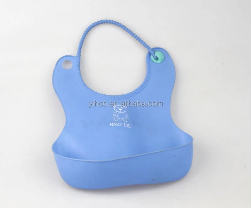 Plastic Baby Bib acrylic handle flatware set