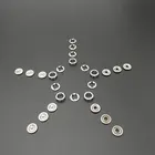 Wholesales Custom Metal Ring Press Snap Button Fastener Prong Snap Button For Garment
