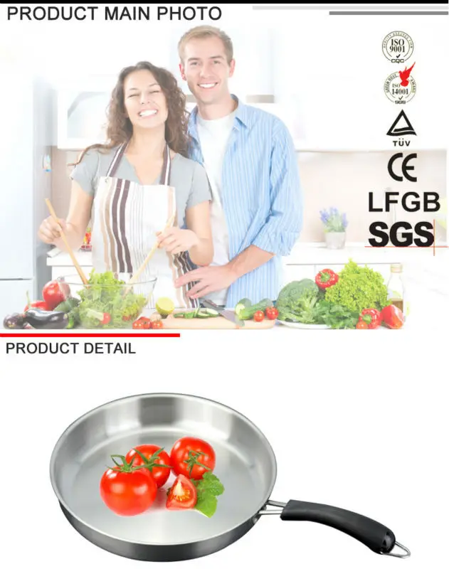 24cm new product stainless steel pan saucepan large cooking pots