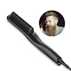 Hair Straightener Comb Irons LCD Display Straight Hair Brush Comb Straightening Electric Smooth Brush Ceramic Hair Comb