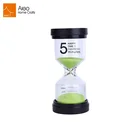Promotional crafts colorful sand hourglass/plastic with glass tube sand timer