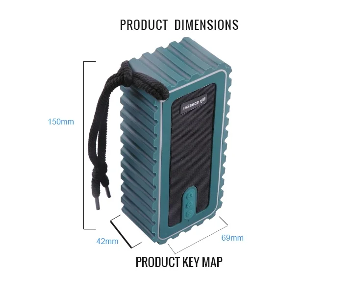 2019 Amazon Hot-Selling Wireless Speakers Portable Bluetooth Speakers Mini Outdoors Waterproof Stereo Sound - ANKUX.COM