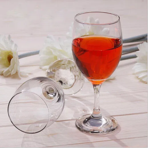 High Quantity Crystal Wine Glass Clear Goblet Oem Manufacture Factory Provide Glass Cup With Stem For Drinking Wine