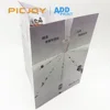 A4 size 210*297mm 6 pages 3 panel roll folding pamphlet brochure printing European company printing in shanghai