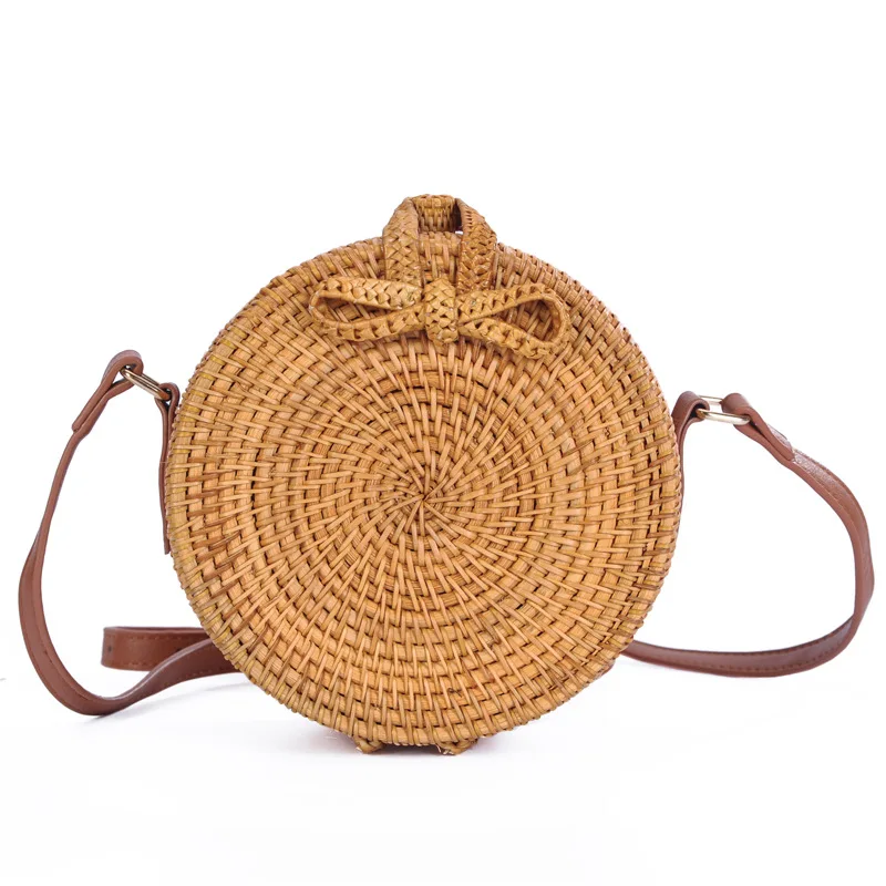 rattan woven bag